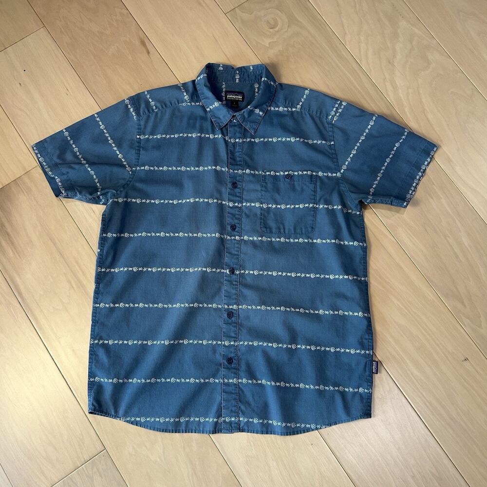 Patagonia Go To Shirt Button Up Short Sleeve *Distressed Men’s Large